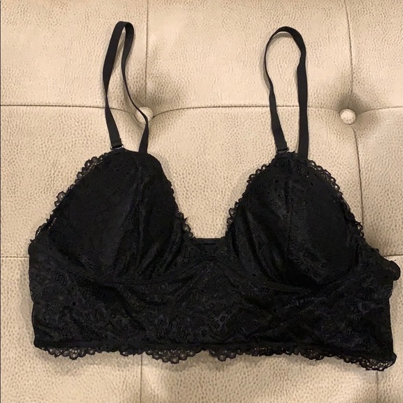 free press Other - NWOT Free Press Black Lace Bralette Large Wireless